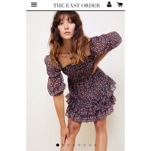 Saskia Mini Dress by The East Order NWT Sz Small